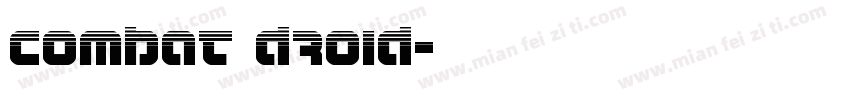 Combat Droid字体转换
